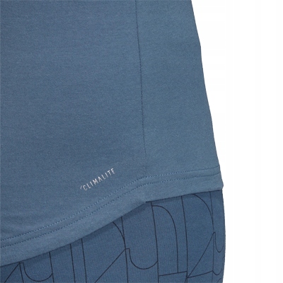 KOSZULKA DAMSKA ADIDAS MOTION TEE BLUE EH6438 R M Materiał dominujący bawełna