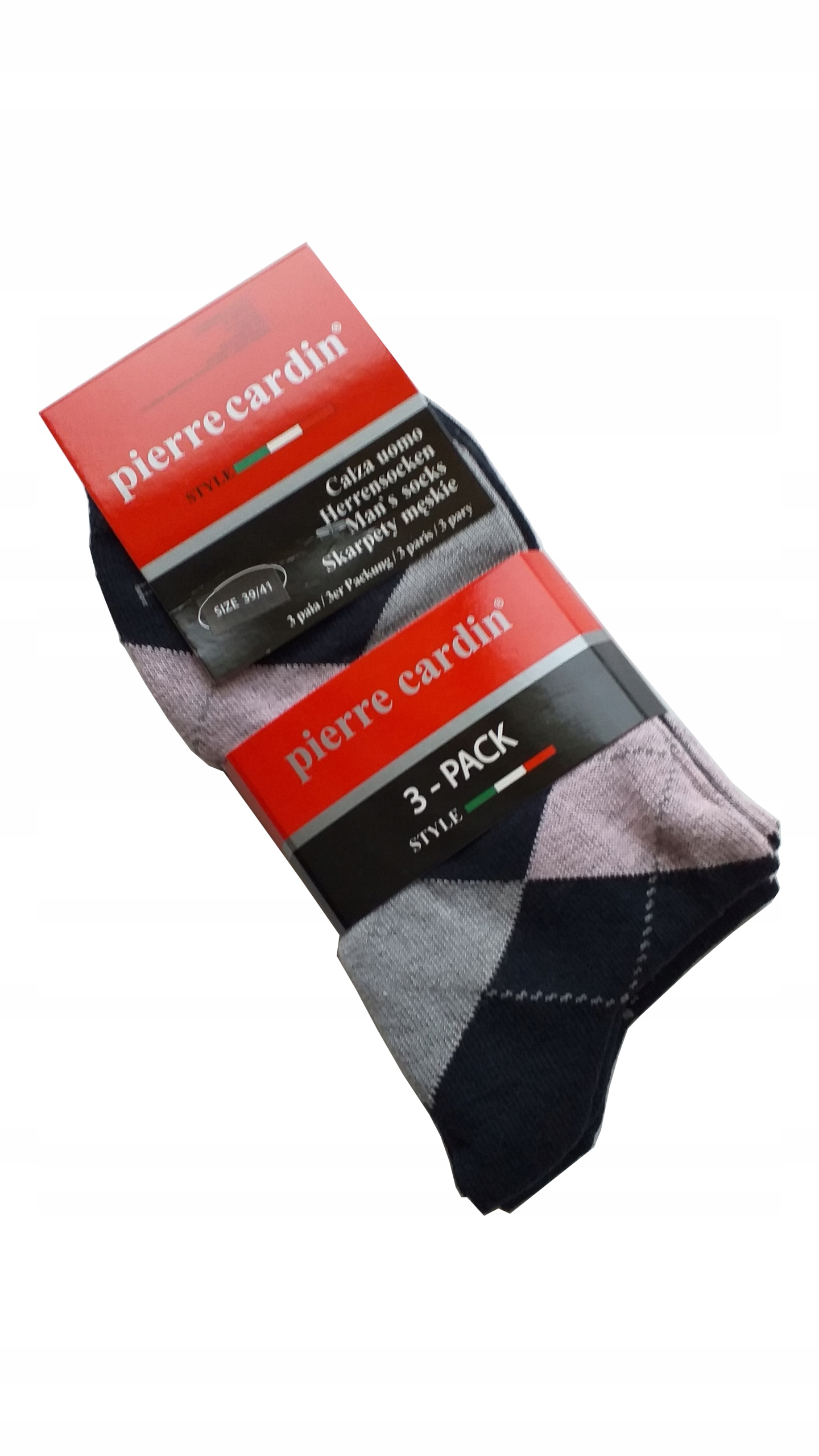 

Skarpety Pierre Cardin 3-PAK Garnitur Rąby
