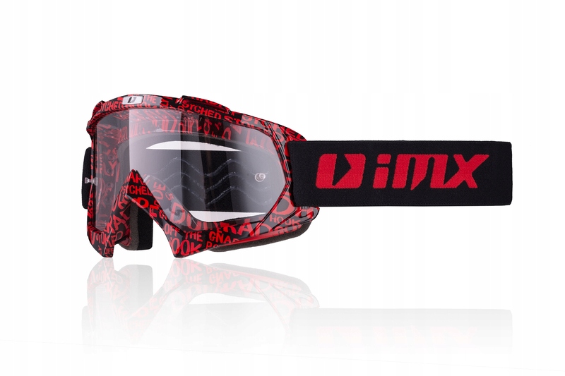 Gogle IMX MUD Red/Black