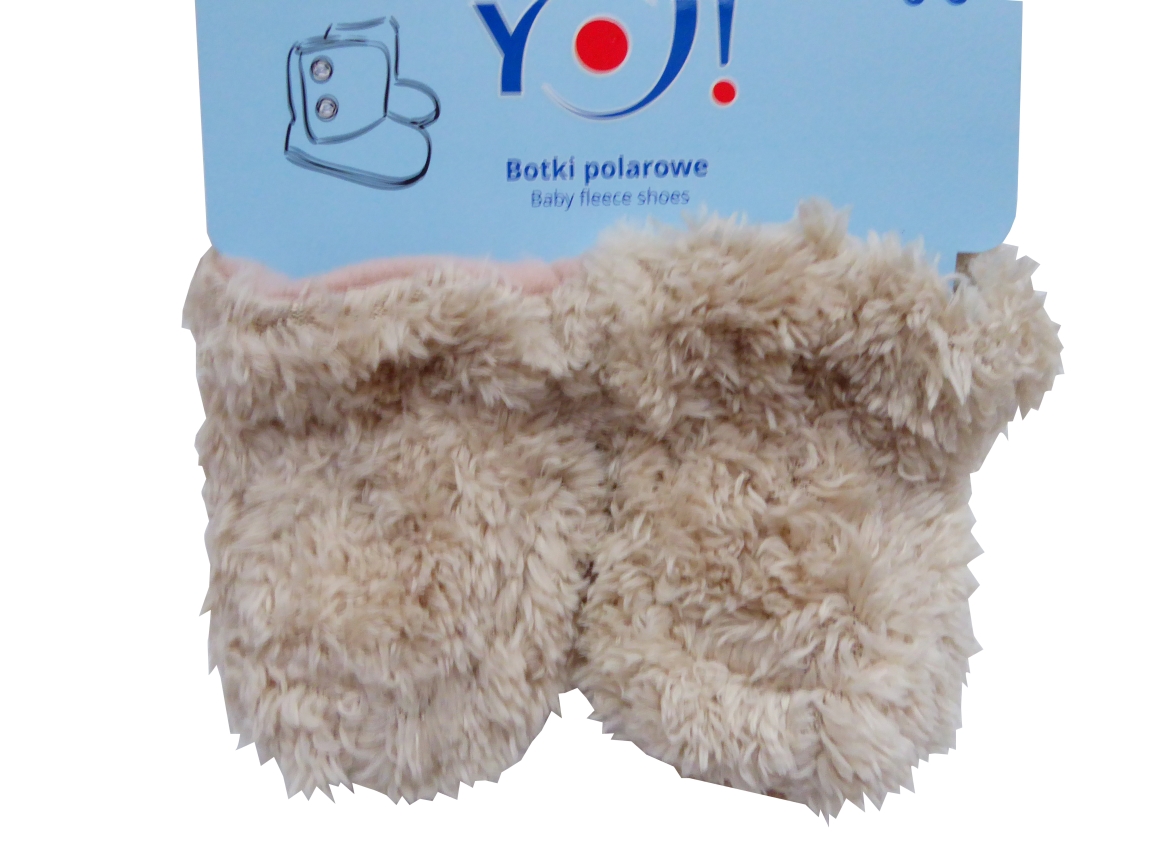 

buciki kapcie paputki niemowlęce polarowe 0 - 6 m.