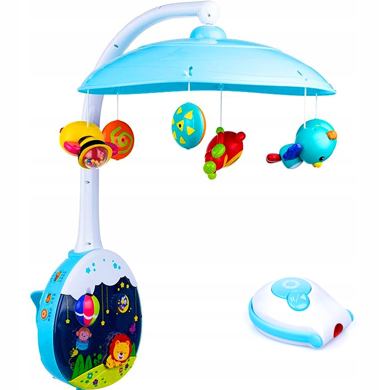 KARUZELA SENSORY KARUZELKA Z PILOTEM + PROJEKTOR