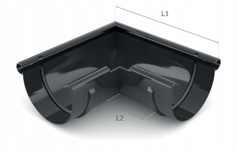 narożnik ZEWNĘTRZNY rynny 75 Bryza CEGŁA CEGLASTY Kod producenta 60-066