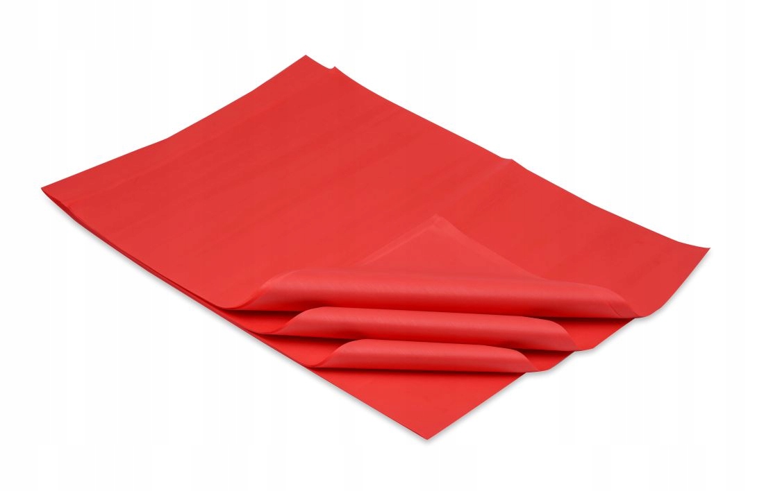 Bibuła Gładka Ozdobna 38x50 Czerwona 100sz Bibułka EAN (GTIN) 5903719457996