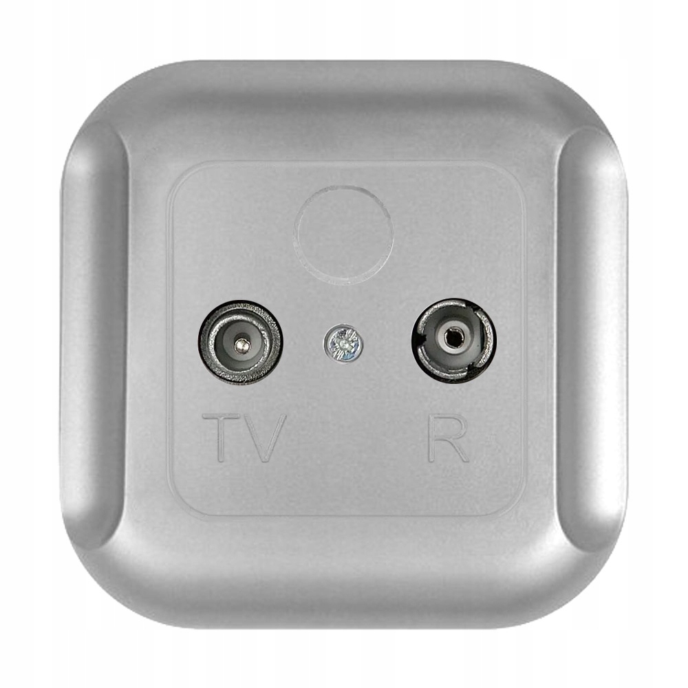 

Topaz Gniazdo P/t Antenowe Rtv Końcowe 6dB Srebrne