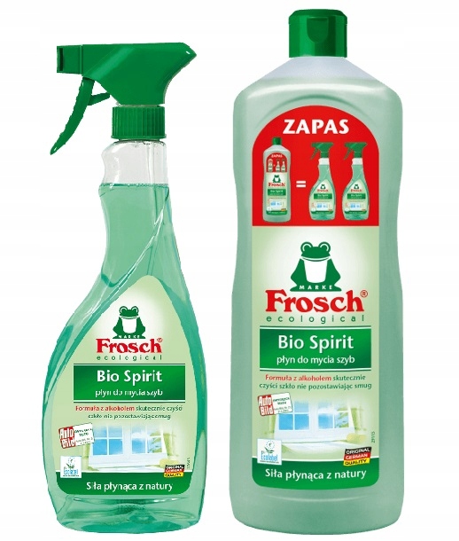 

Frosch Eko Zestaw Płyn do szyb 500ml Zapas 1L