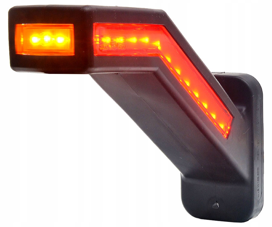 LAMPA OBRYSOWA Obrysówka Rogowa Kierunkowskaz 2X Strona zabudowy Prawe boczne