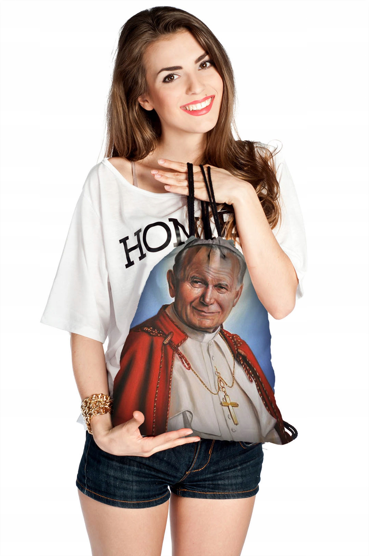 WOREK PLECAK NADRUK JAN PAWEŁ II PAPIEŻ POLAK Model Jan Paweł II