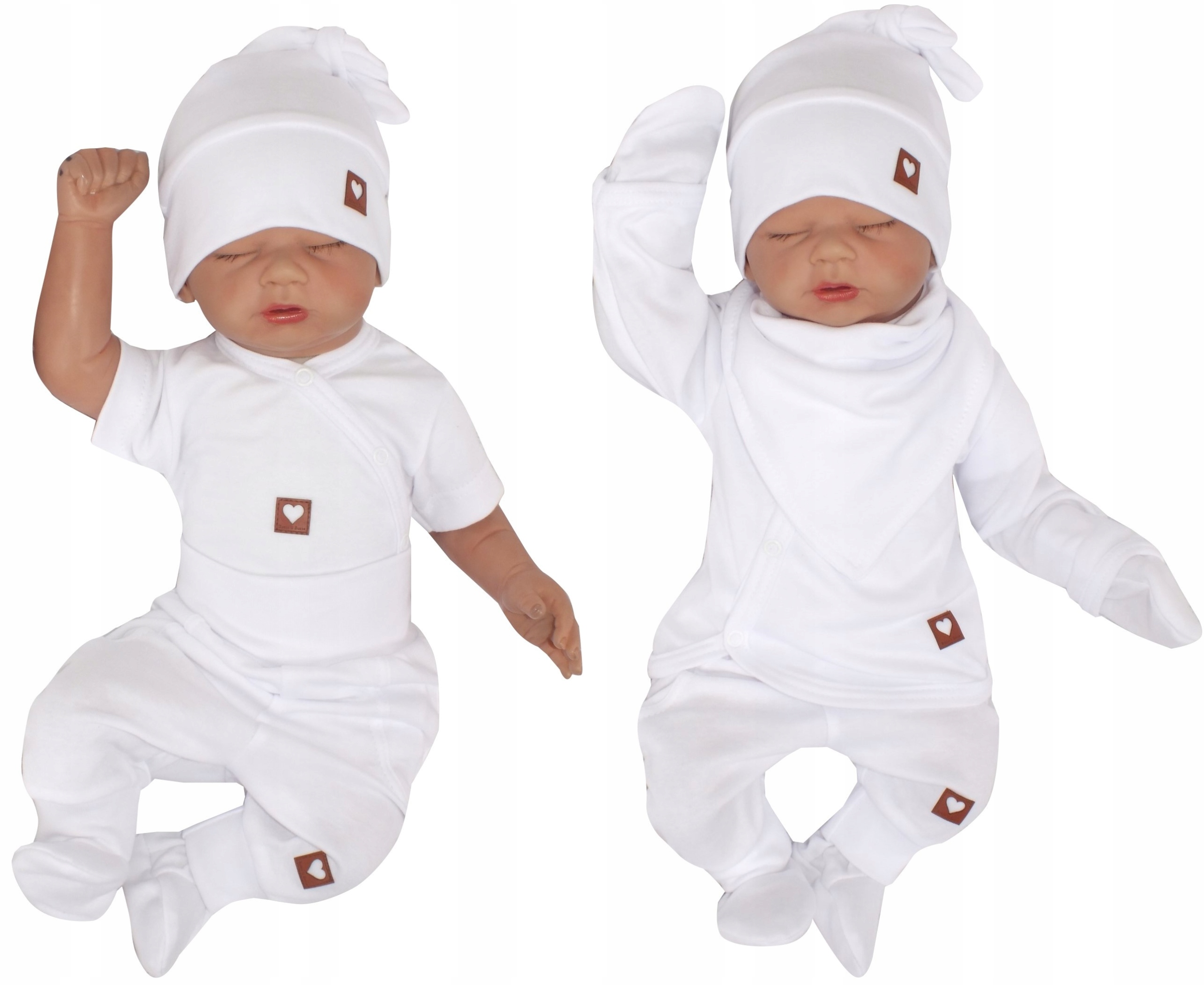 6cz biała zestaw kompletna WYPRAWKA do szpitala 56