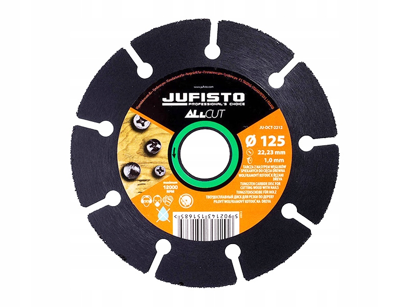 

Jufisto Tarcza Do Cięcia Drewna Z Gwoździami 125mm
