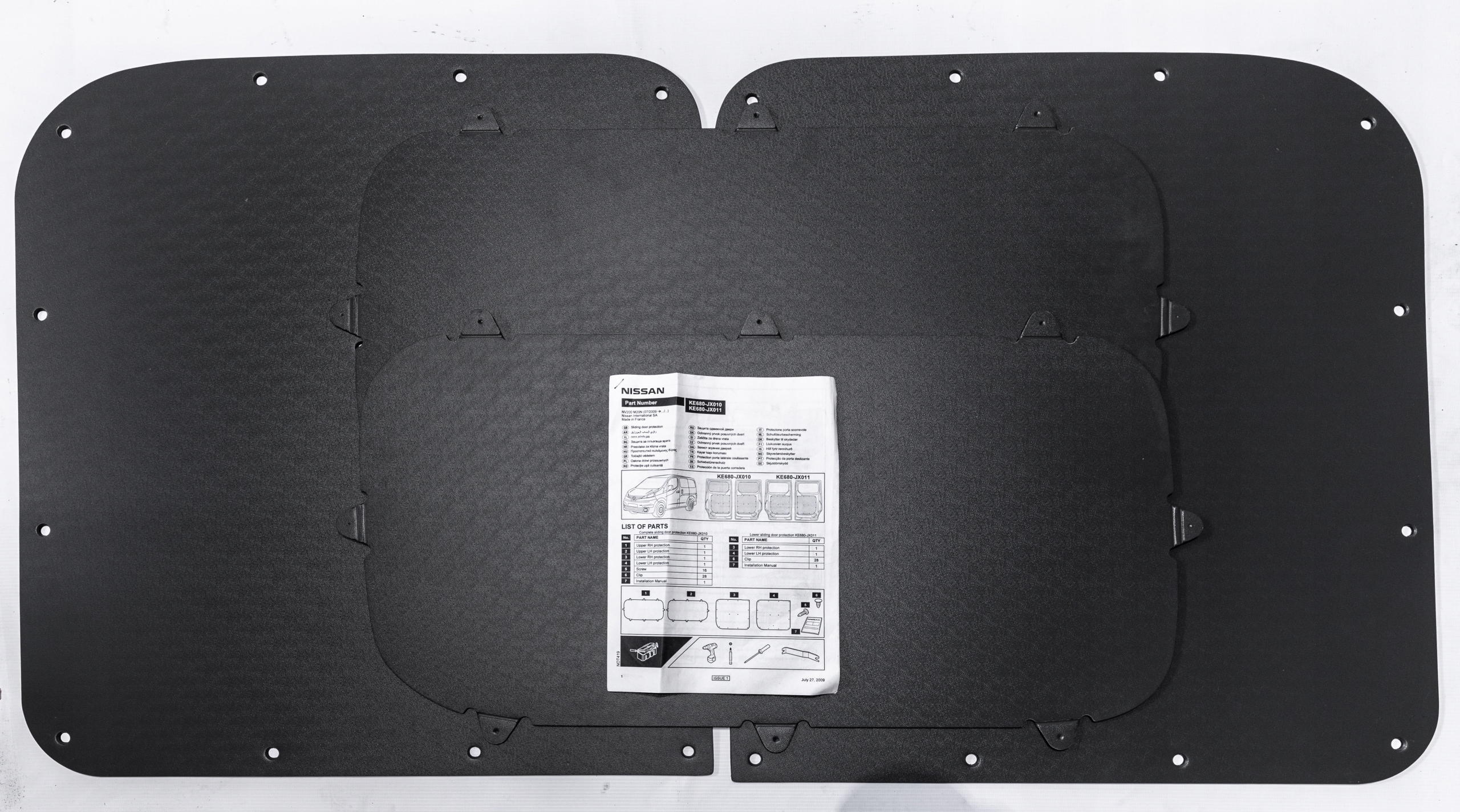 Oslony wewnetrzne drzwi przesuwne NV200 KE680JX010