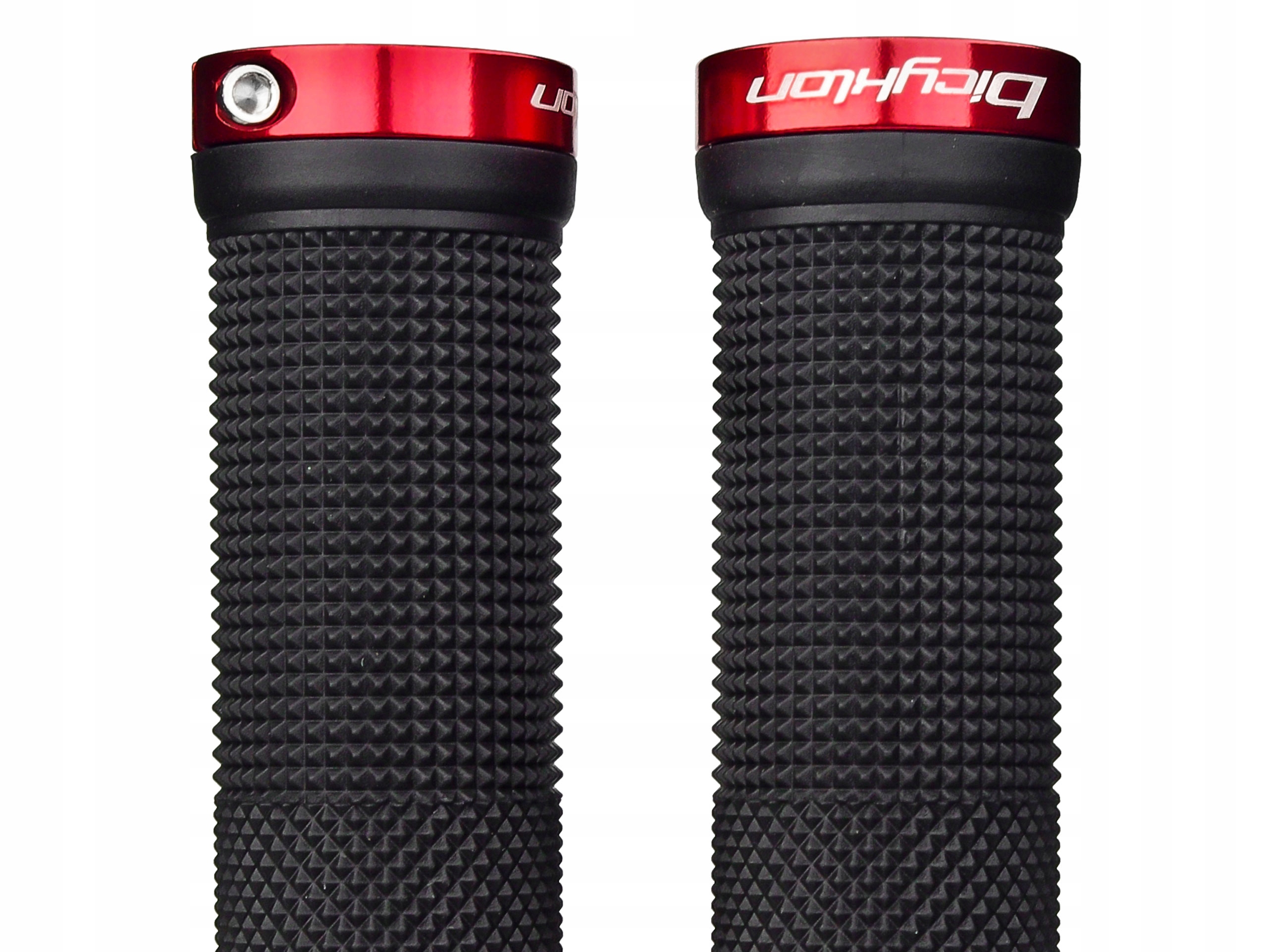 CHWYTY BICYKLON LOCK-ON PRZYKRĘCANE CZERWONE Marka Bicyklon