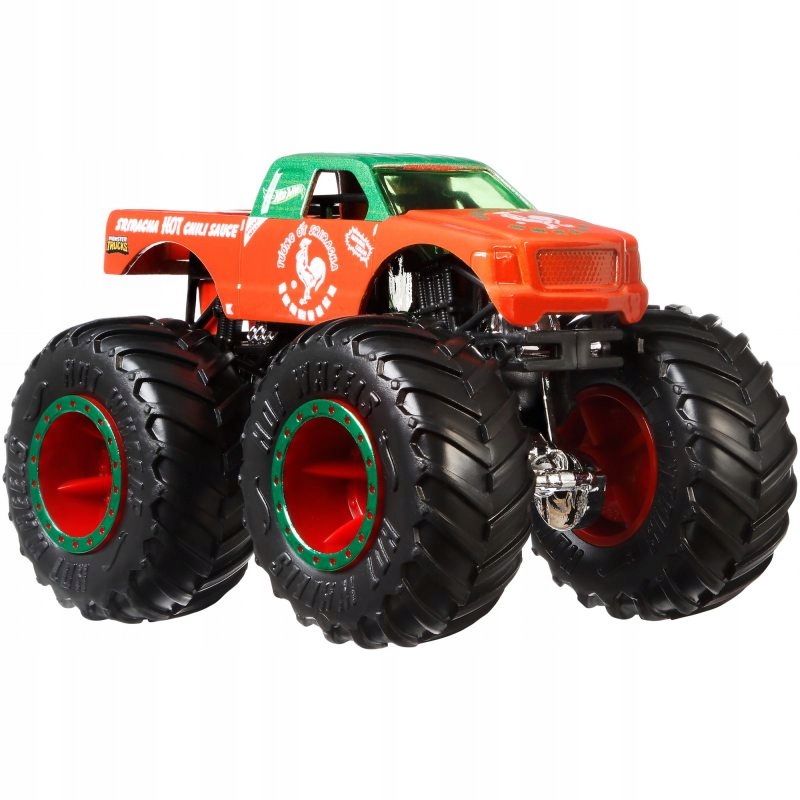Pojazd Monster Truck SAMOCHÓD TRUCKS HOT WHEELS Model MONSTER TRUCKS SRIRACHA