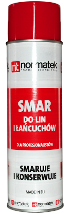 

Smar do lin i łańcuchów spray Normatek 500ml