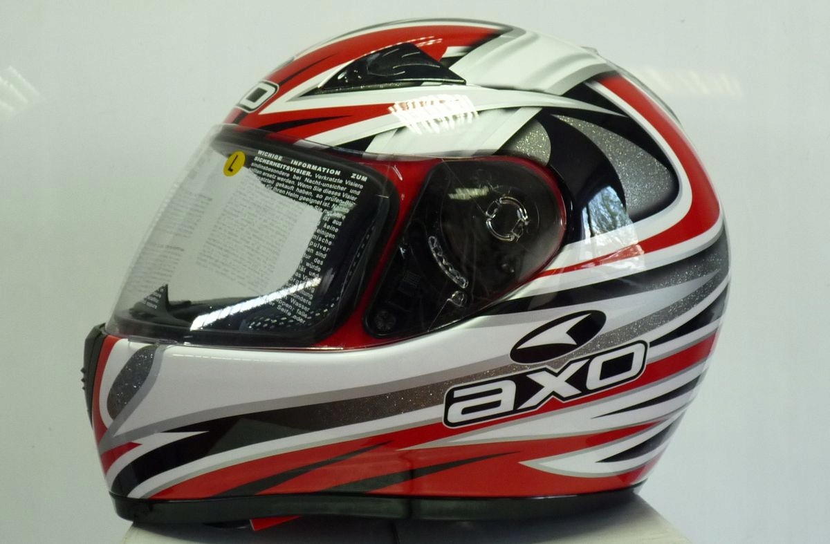 DOBRY KASK MOTOCYKLOWY AXO STEALTH WYPRZEDAŻ L Producent inny