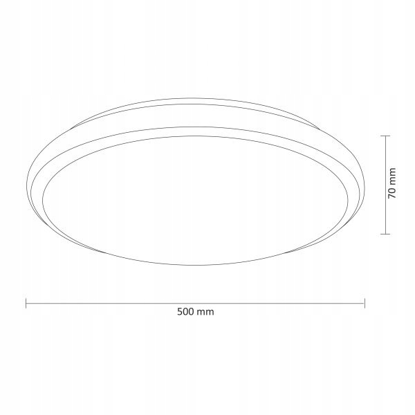 Plafon LED Oprawa Sufitowa Irina 36W Polux + pilot Marka Polux