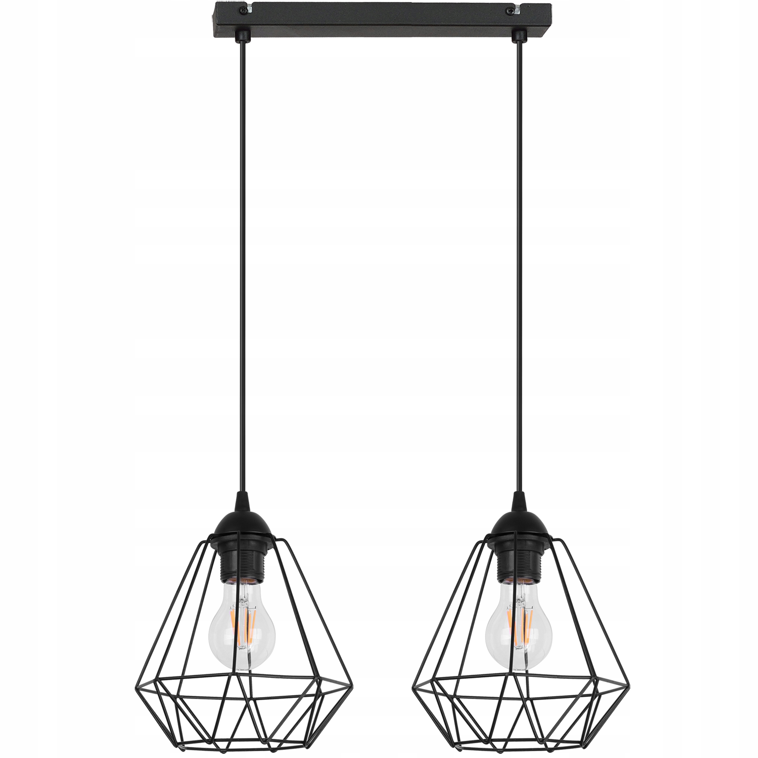 

Sufitowa Lampa Wisząca Diament Loft Edison Retro