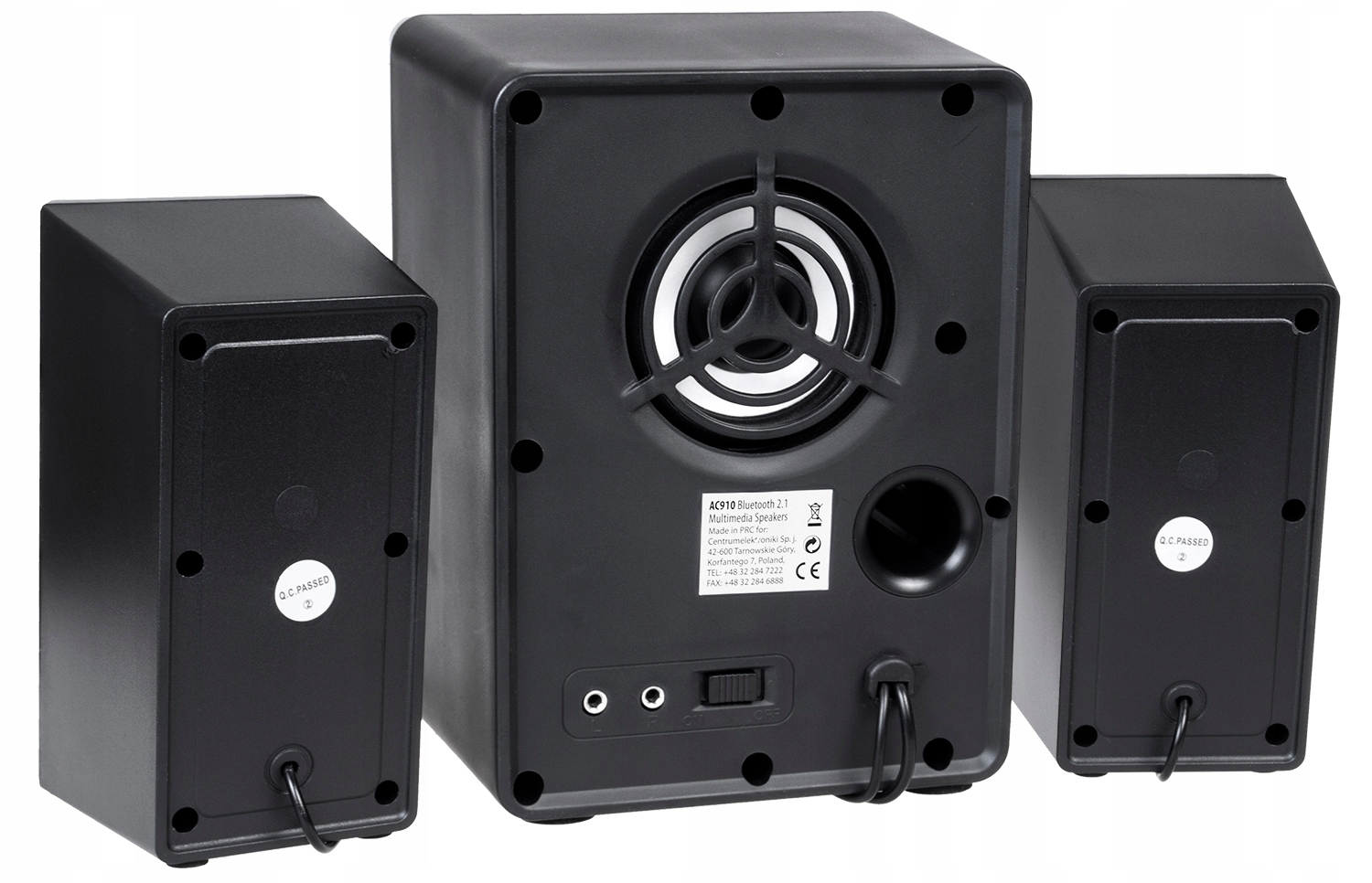 GŁOŚNIKI KOMPUTEROWE 2.1 Bluetooth USB SD FM JACK Marka Audiocore