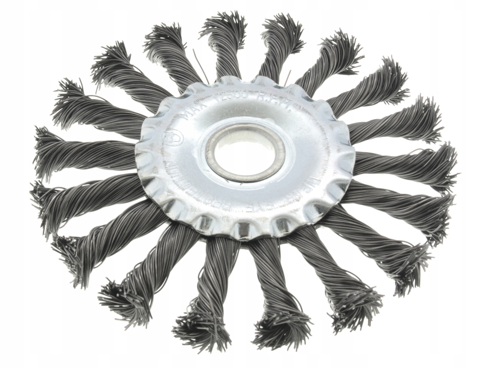 

Szczotka Druciana Tarczowa 115mm Drut Splatany