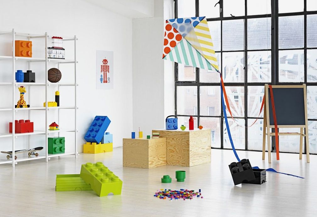 LEGO POJEMNIK KLOCEK 8 PUDEŁKO JASNORÓŻOWY DUŻY Marka LEGO