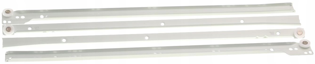 

Prowadnica Rolkowa L 500 mm Biała Do Szuflady Kpl