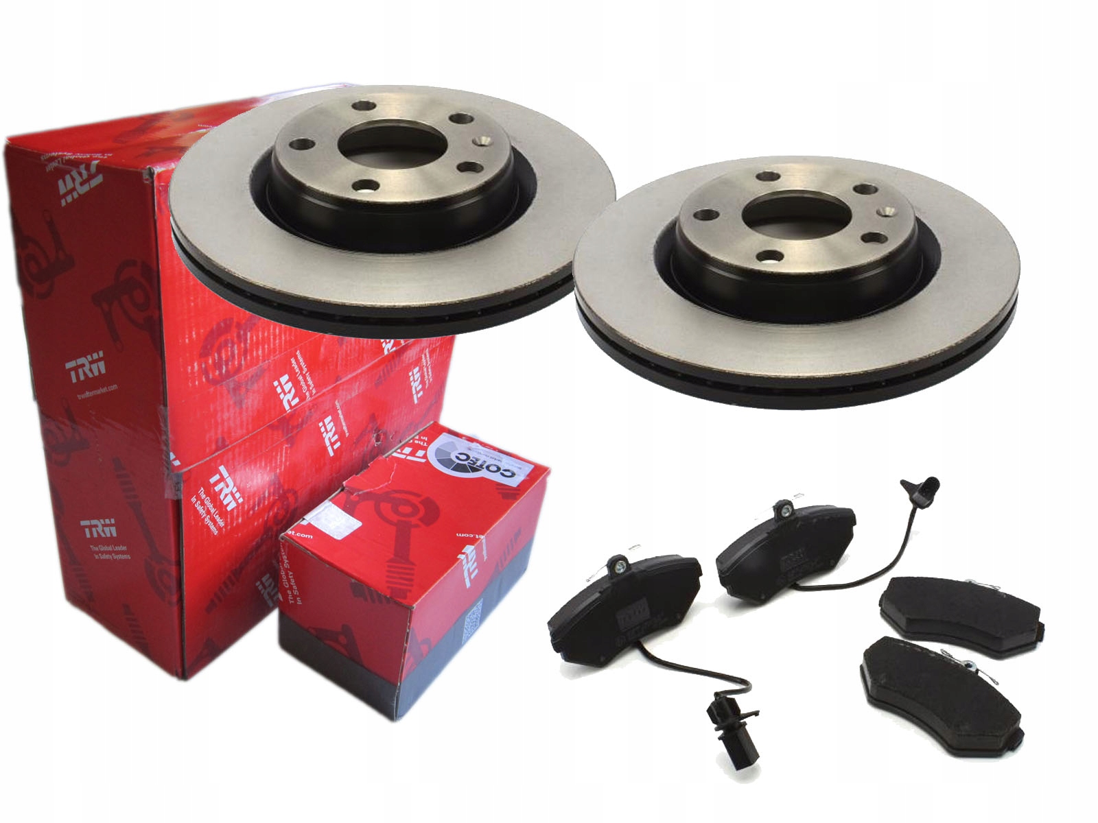 Диски колодки TRW передня AUDI A4 B5 B6 B7 A8
