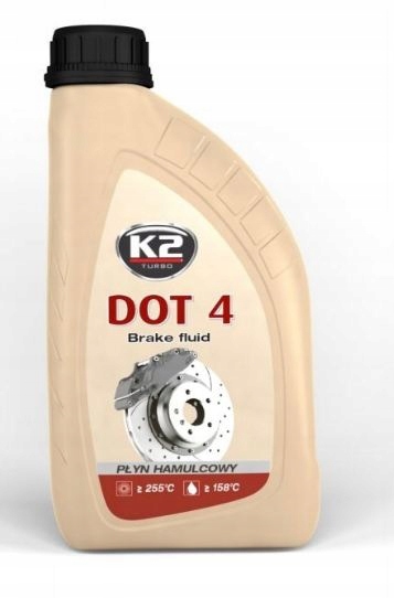 K2 DOT 4 PŁYN HAMULCOWY 1KG 1L 1000ML T108