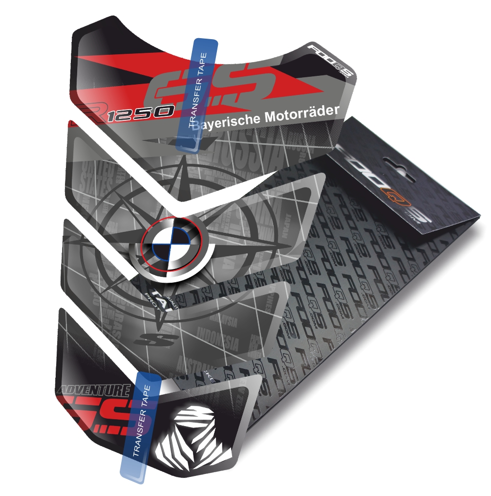 Танк-накладка от FOOQS для BMW R-1250-GS ADVENTURE