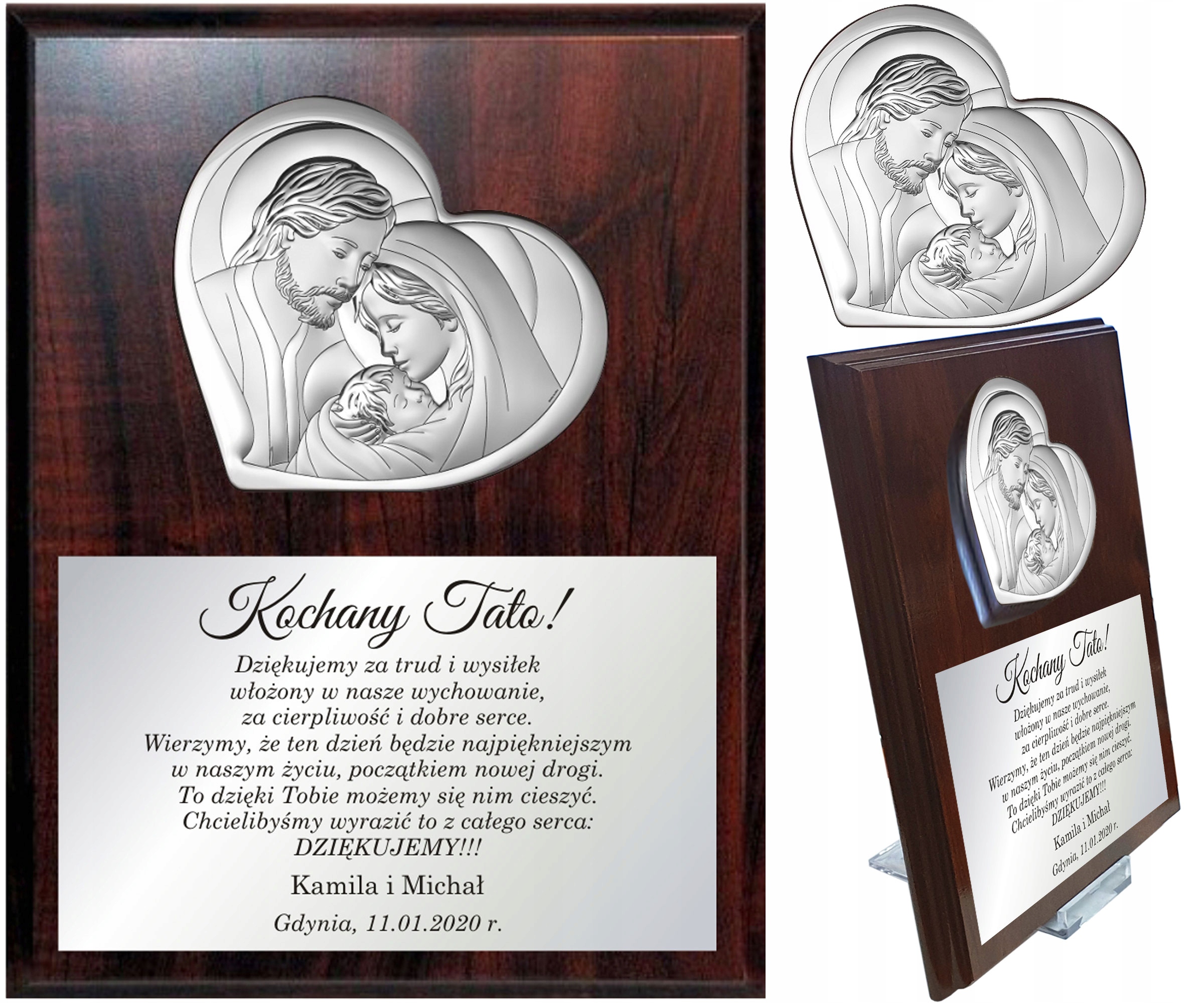 

Obraz Srebrny Podziękowanie Dla Taty Ślub Wesele