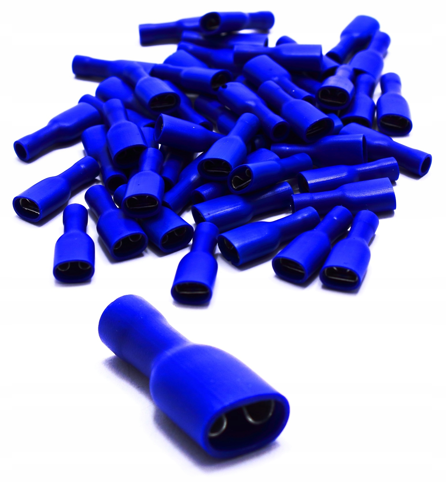 

Konektor Izolowany Pełny Żeński Blue 6,4mm 100 Szt