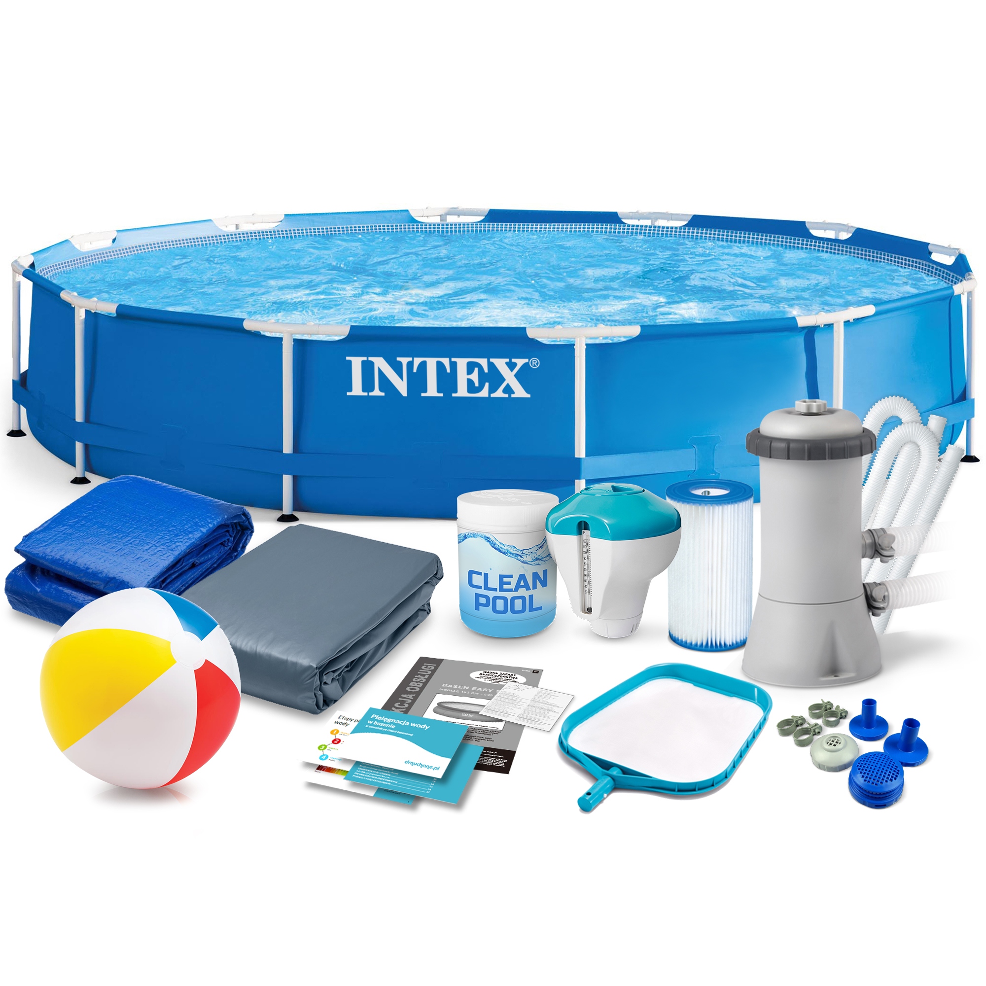 

Basen Ogrodowy Max Zestaw 366x76 Intex 28212 15w1A