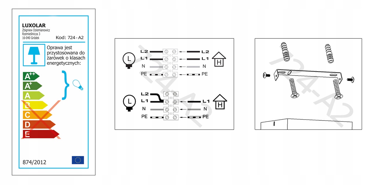 LAMPA WISZĄCA SUFITOWA ŻYRANDOL BRYLANT LED EDISON Kolekcja 724
