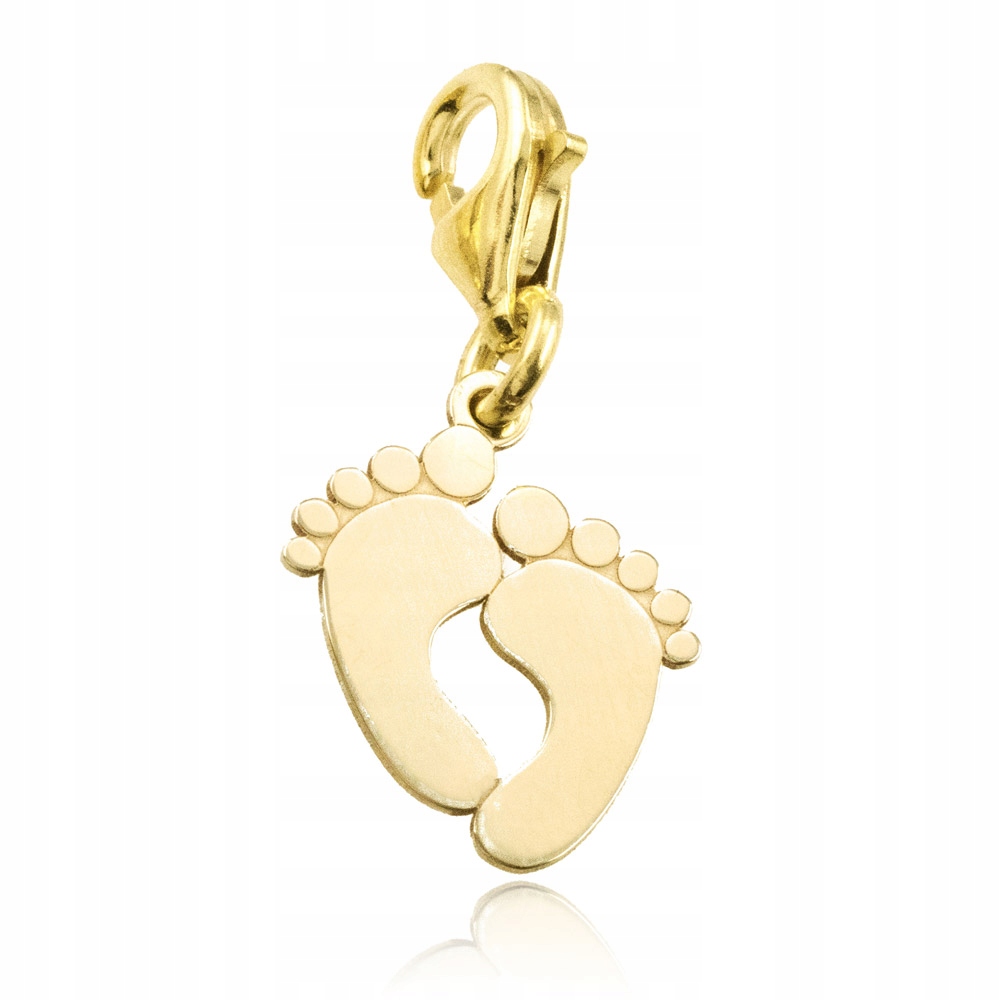 

Złota Zaw. Charms PR.585 Stópki- Boniche-grawer