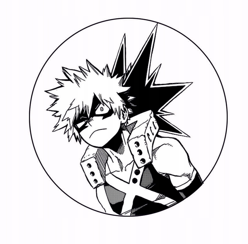 Przypinka Boku no Hero Academia Bakugou wzór2 58mm