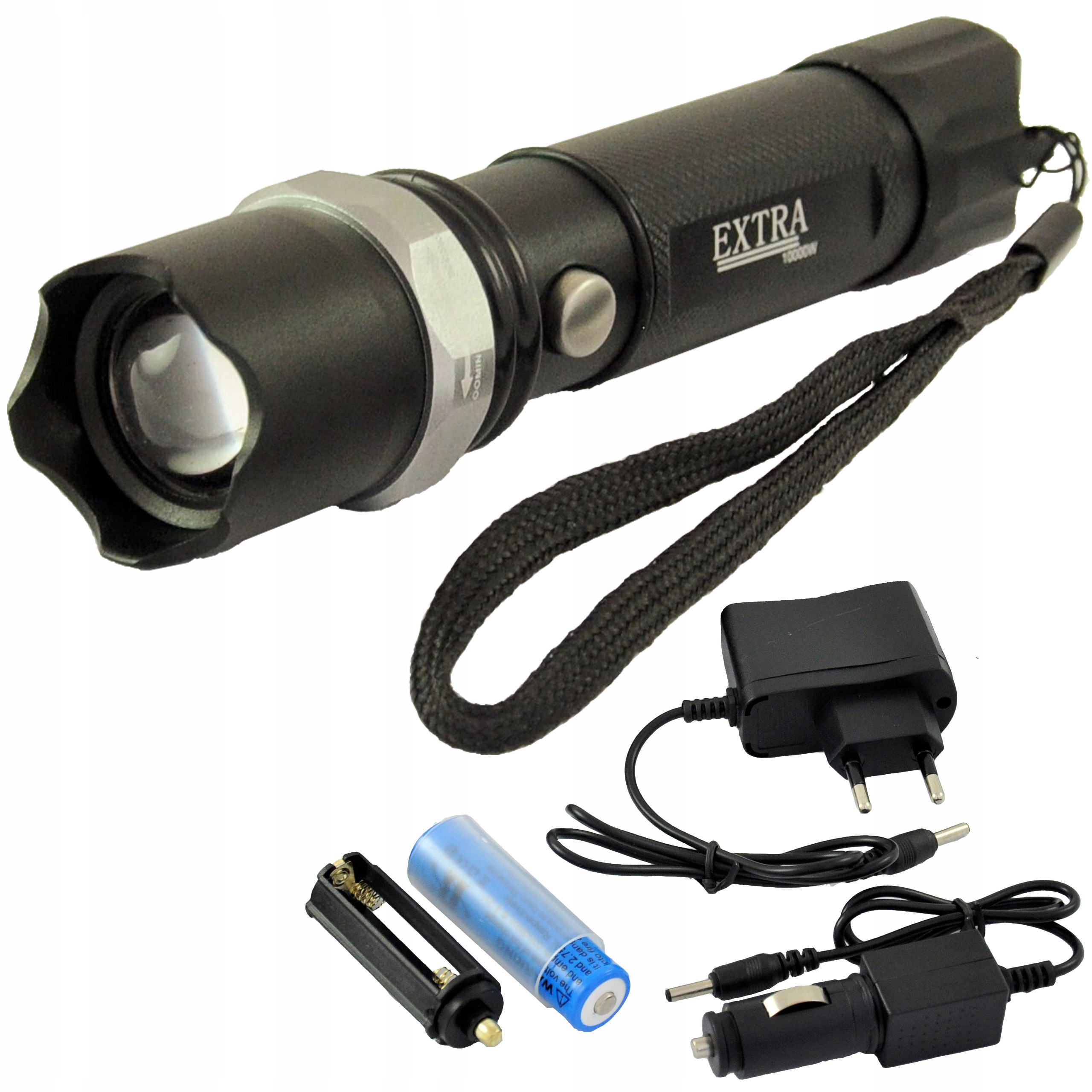 

Latarka akumulatorowa 18650 Zoom XML T6 Cree Led
