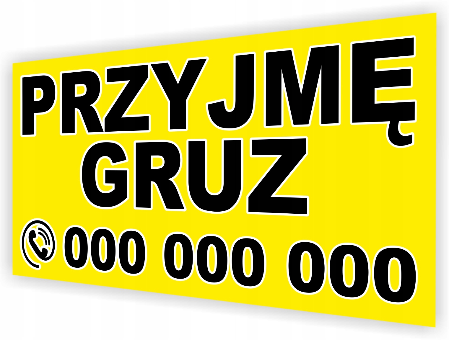 

Baner Przyjmę Ziemię Gruz Gotowe Projekty