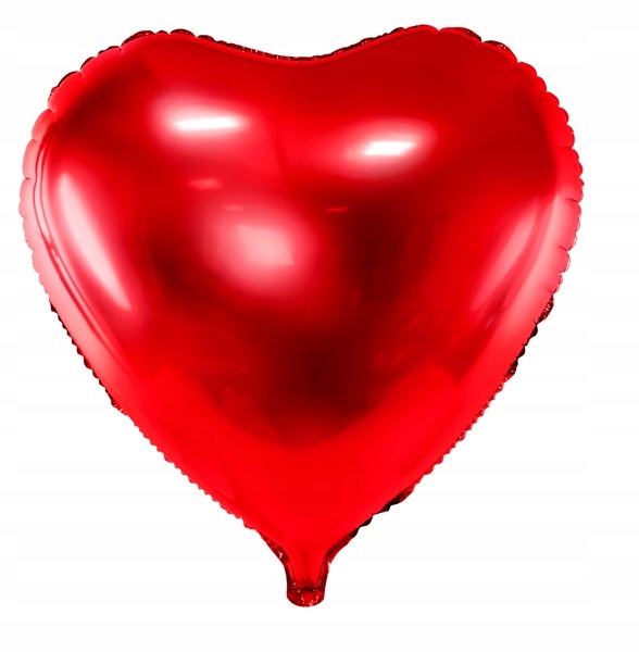 

Balon 46cm Serce Czerwone na hel Walentynki ślub