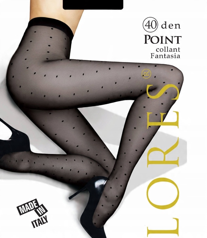 

Lores Rajstopy Kropki Groszki 40 Den Włoskie 1/2