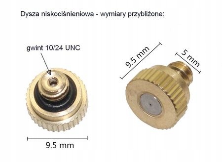 dysza zamgławiająca 0,4 mm - niklowana Marka O'Fresh