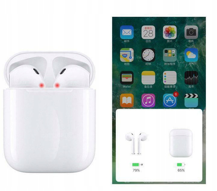 Słuchawki bezprzewodowe TWS i500 do iOS Android Wysokość produktu 0.45 cm