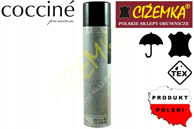 1x COCCINE IMPREGNAT SPRAY WATER STOP NUBUKU 400 Marka Coccine