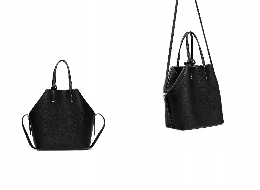 

Zara torebka czarna klasyczna 7314/304 Tusk new pń