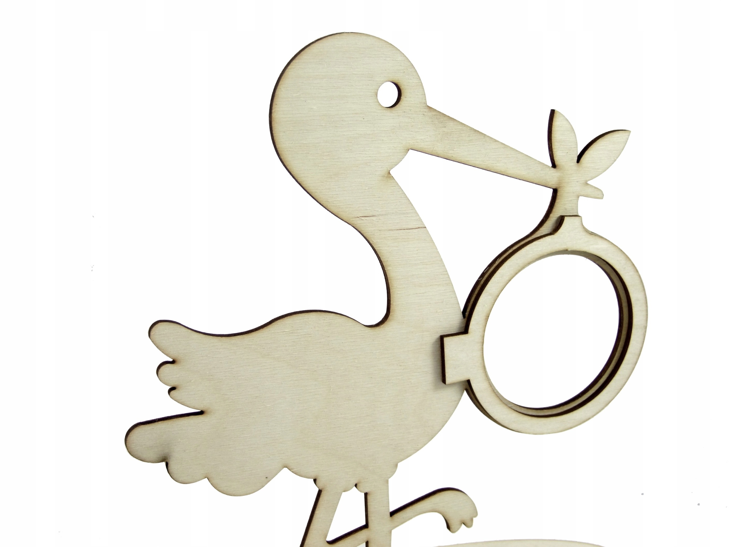 Ramka Na Zdjęcie USG Bocian Ciąża Pamiątka Dziecka Płeć Chłopcy Dziewczynki