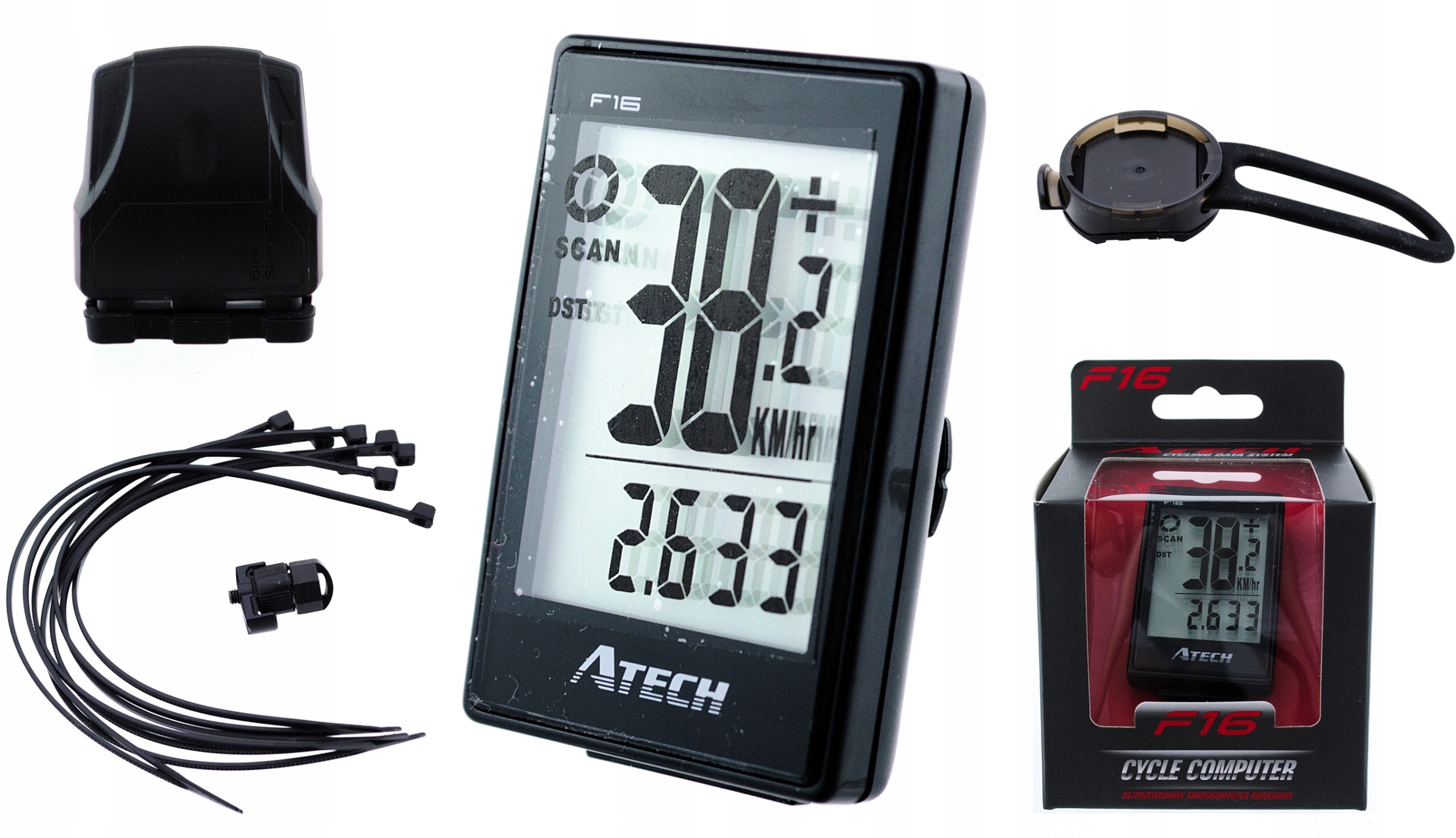 ATECH F16 Licznik bezprzewodowy rowerowy
