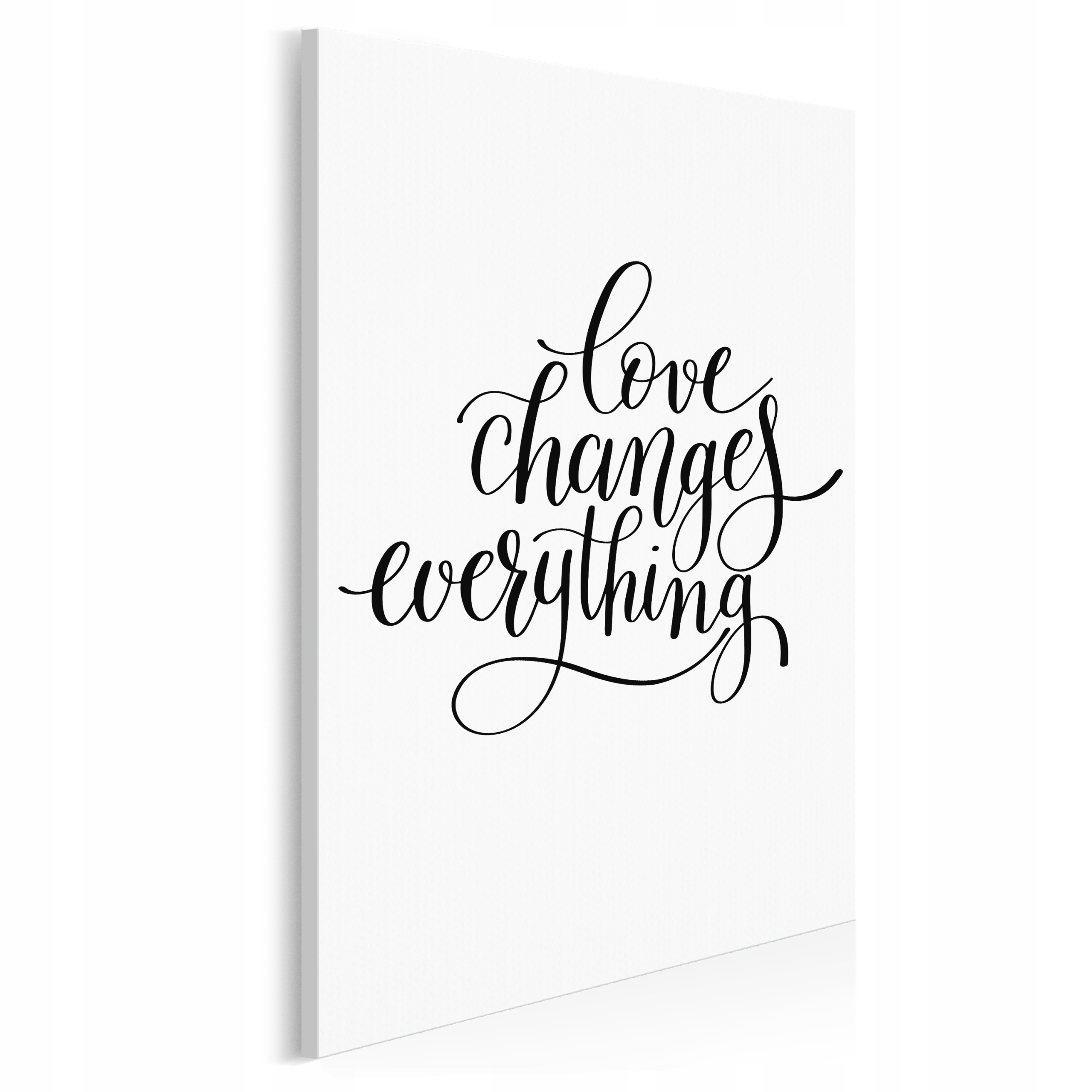 

56808 Obraz na płótnie Napis Miłość Love Changes