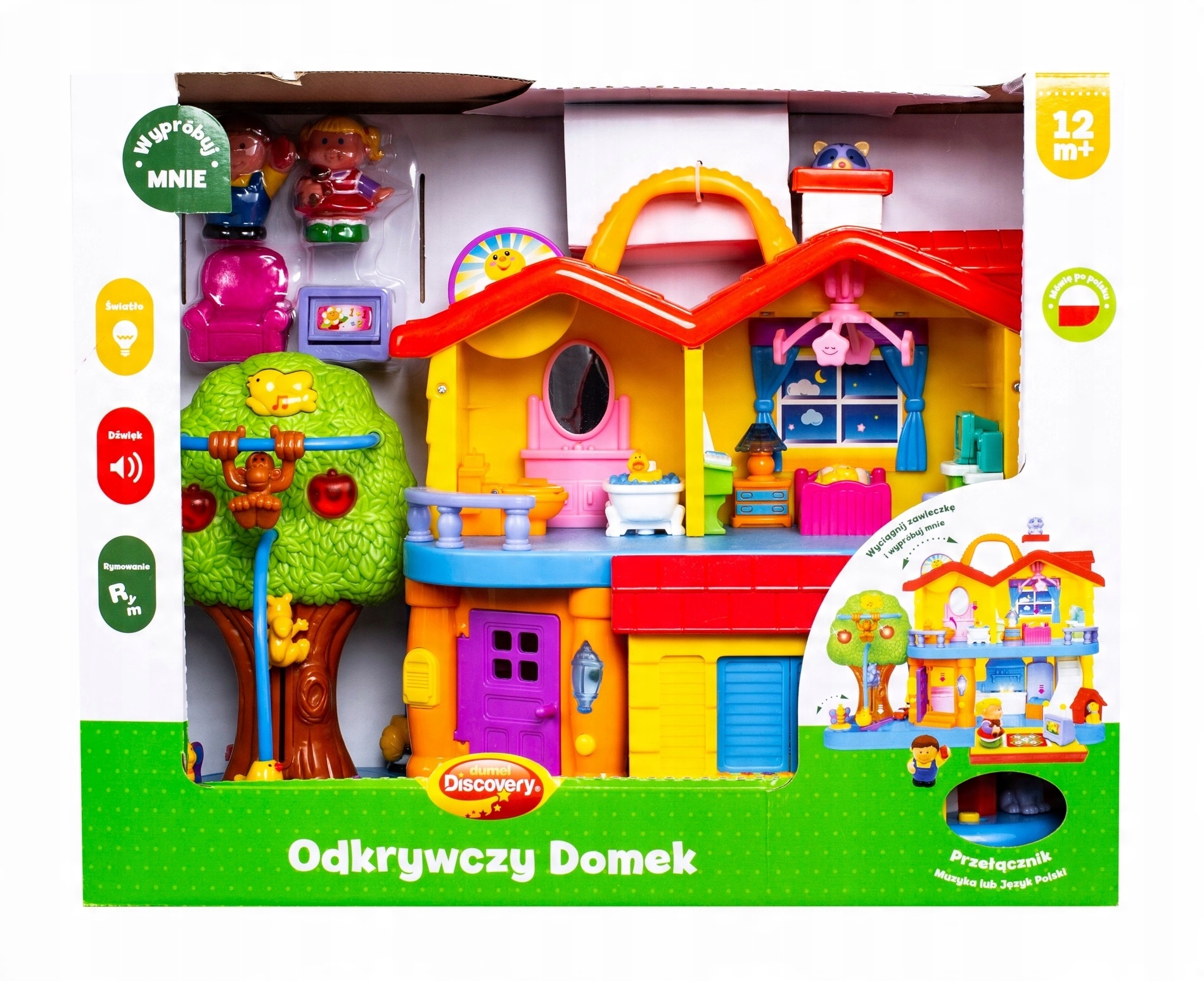 

Dumel Odkrywczy domek interaktywny muzyka mówi Pl