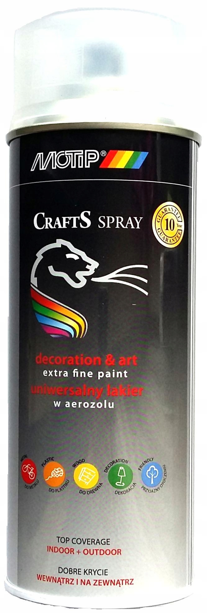 CRAFTS LAKIER BEZBARWNY MAT Akryl farba SPRAY 400