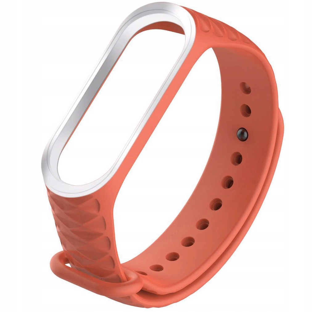 Xiaomi MI BAND4 opaska zamienna romb Pomarańczowa