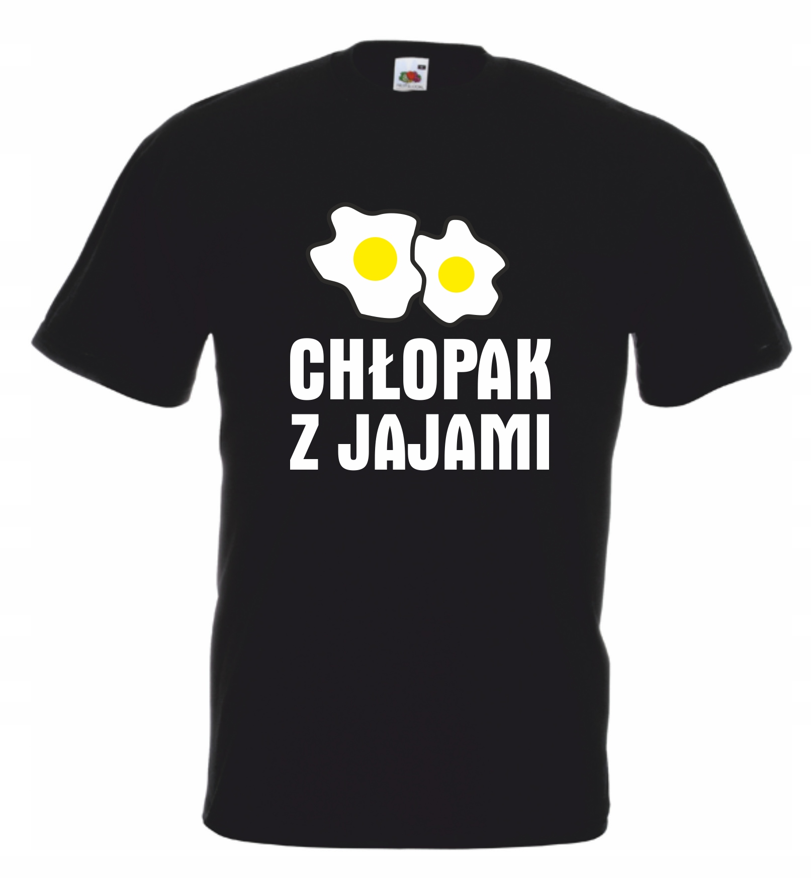 

Koszulka męska z nadrukiem Chłopak z Jajami r S