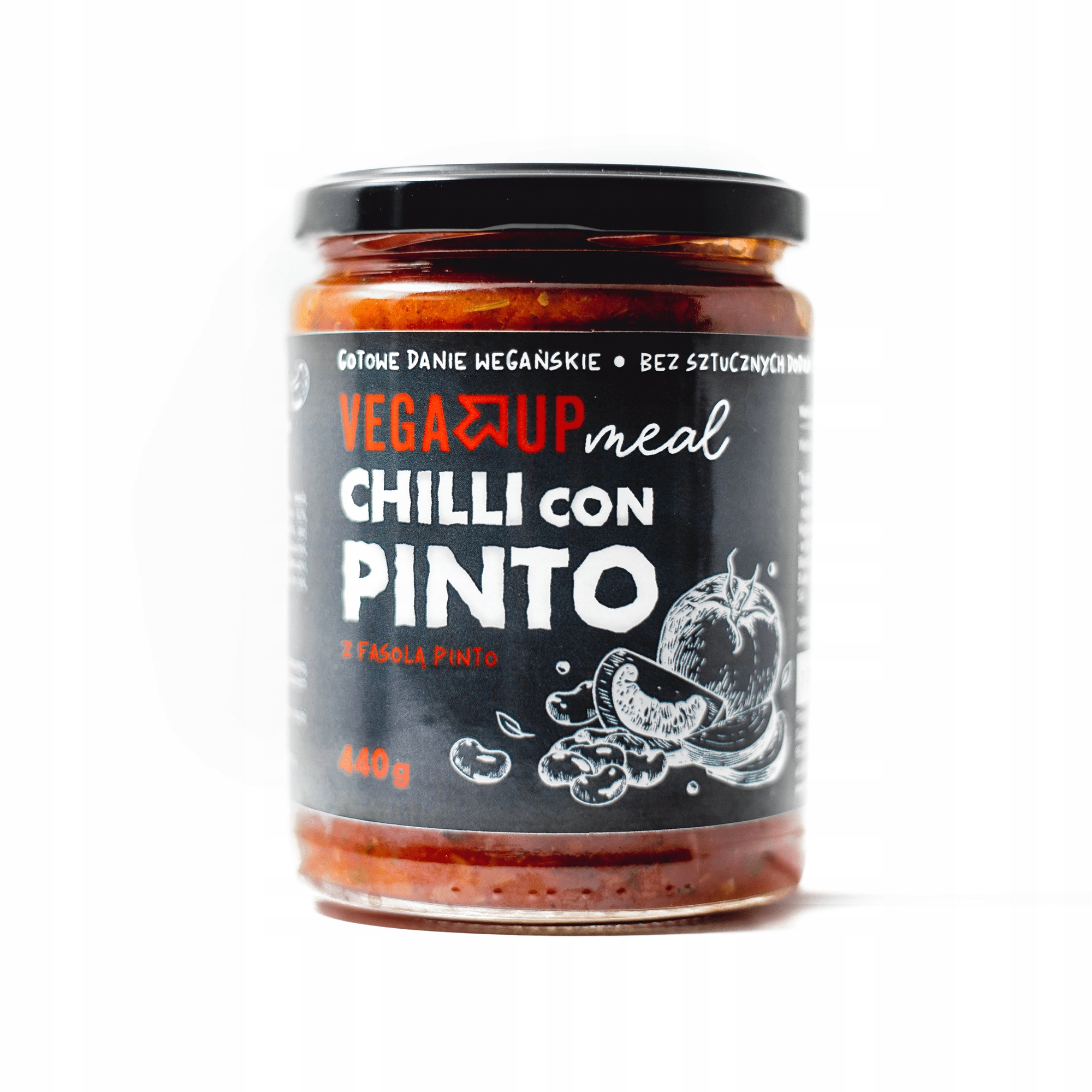 Levně Vega Up Cizrna a fazole v rajčatové omáčce 440 g