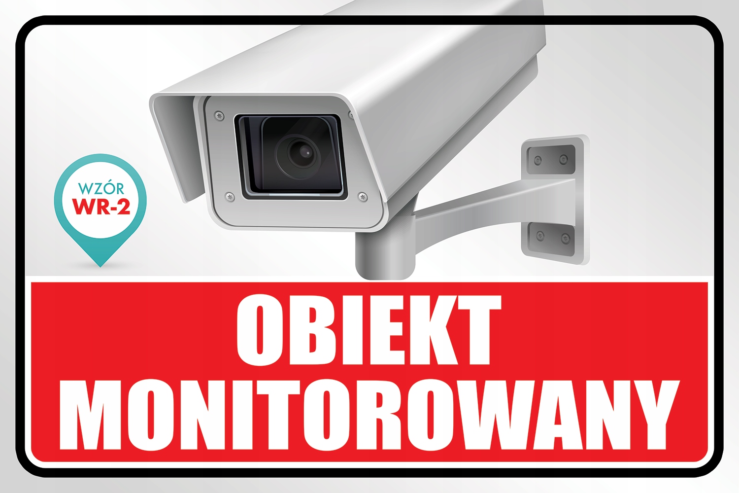 Obiekt MONITOROWANY TABLICZKA 40x27 tablica Kod producenta 69999011w